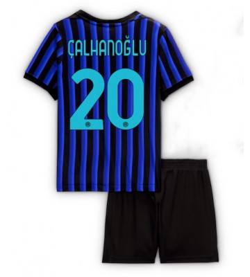 Inter Milan Hakan Calhanoglu #20 Replica Home Stadium Kit for Kids 2025-26 Short Sleeve (+ pants)